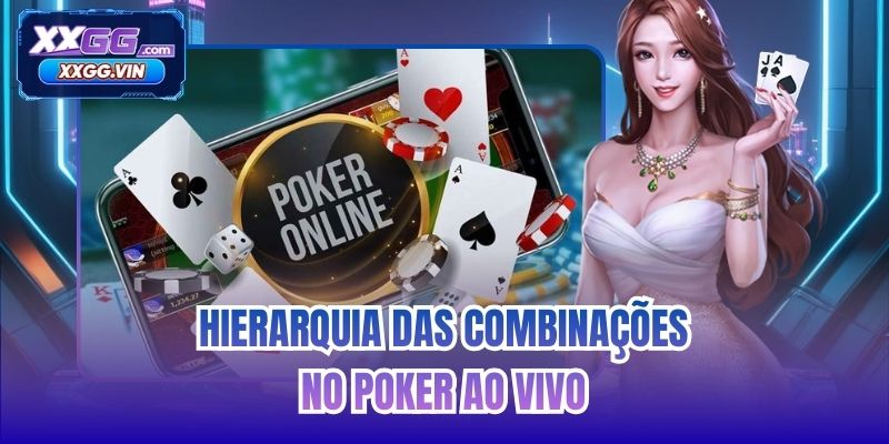 Hierarquia das combinações no Poker ao vivo
